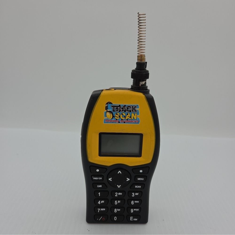 Track Scan Racing Scanner Handheld NASCAR Race Scanner WORKS! Needs Antenna